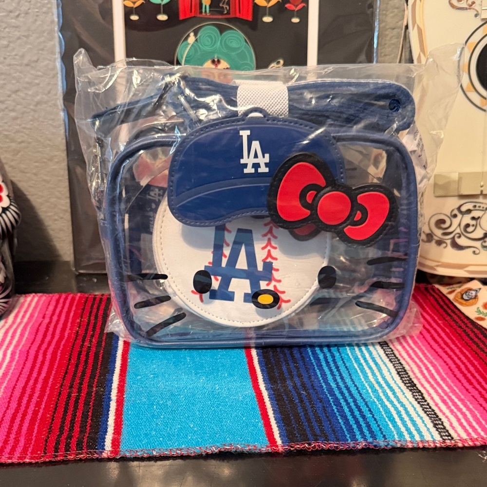 Hello Kitty LA Dodgers Crossbody Bag